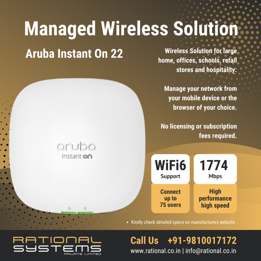 Managed Cloud WiFi with Aruba Instant On 22