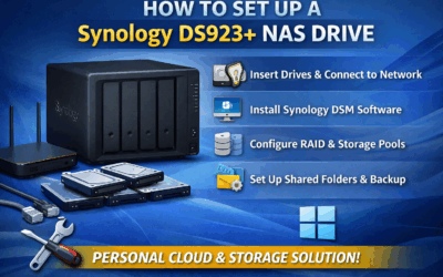 How to Set Up a Synology DS923+ NAS Drive to Back Up All Your Office Computers