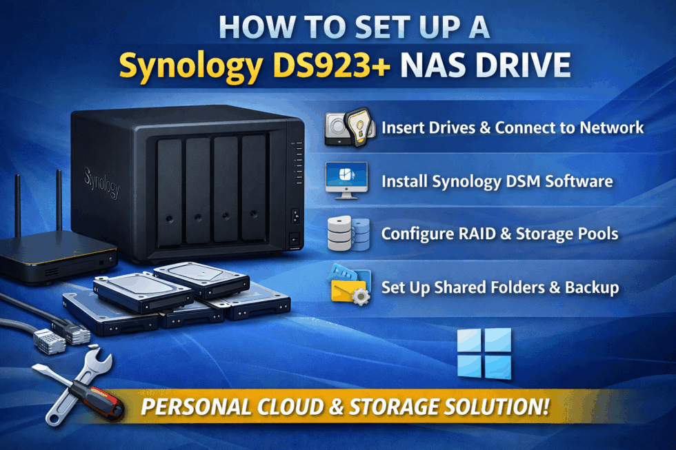 How to Set Up a Synology DS923+ NAS Drive to Back Up All Your Office ...