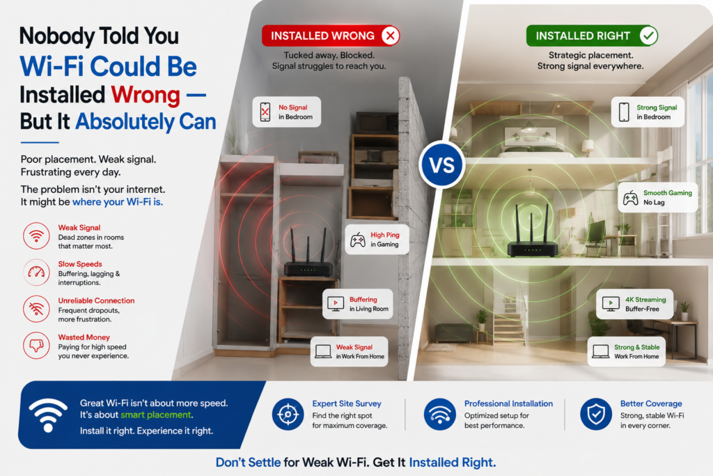 Nobody Told You Wi-Fi Could Be Installed Wrong — But It Absolutely Can