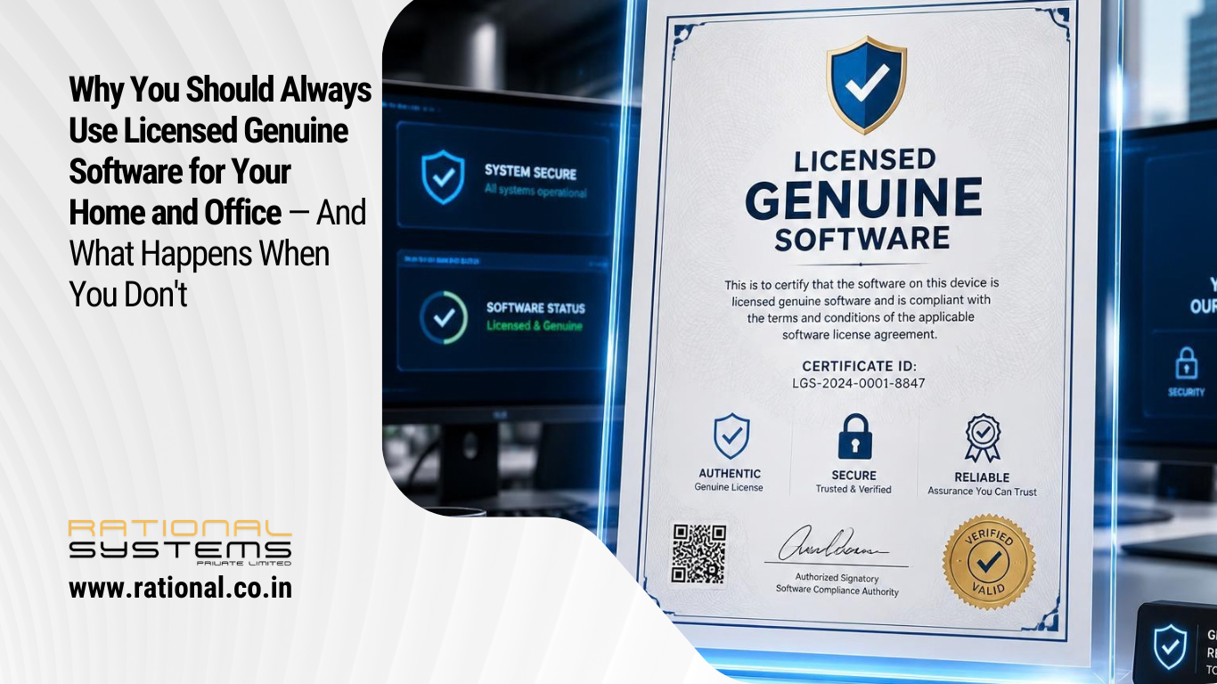 Why You Should Always Use Licensed Genuine Software for Your Home and Office Why You Should Always Use Licensed Genuine Software for Your Home and Office — And What Happens When You Don't