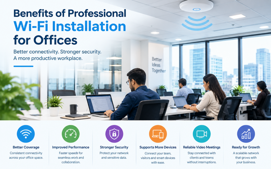 Benefits of Professional Wi-Fi Installation for Offices